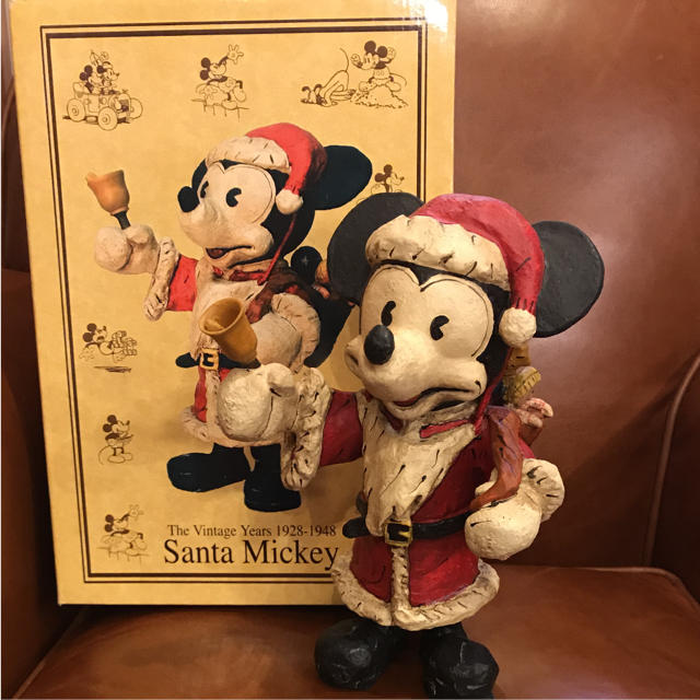 憧れの Disney - コレクション フィギュア ヴィンテージ サンタ クリスマス ミッキー ディズニー キャラクターグッズ
