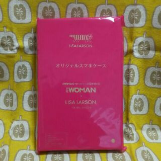 リサラーソン(Lisa Larson)の* LISA LARSON＊日経WOMAN 特別付録＊オリジナルスマホケース *(モバイルケース/カバー)