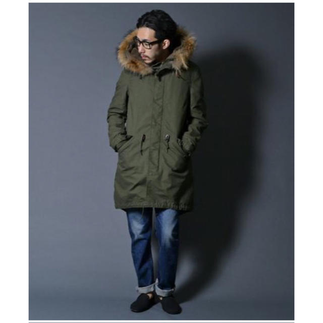 AMERICAN RAG CIE モッズコート カーキ-