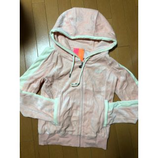 レディー(Rady)のRady  ラインベロアパーカー  美品  ピンク(パーカー)