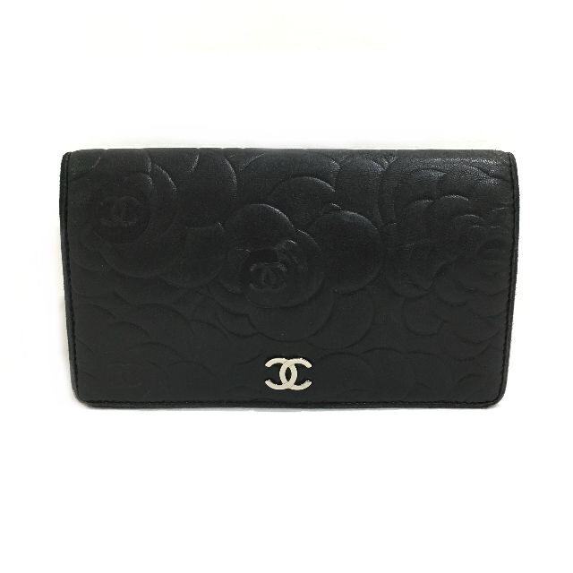 CHANEL(シャネル)のxp4morf様専用　CHANEL/シャネル☆カメリア 二つ折り 長財布☆ レディースのファッション小物(財布)の商品写真