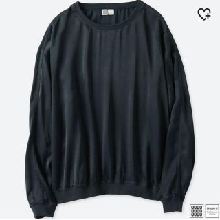 ユニクロ(UNIQLO)のサテンTブラウス Uniqlo U(シャツ/ブラウス(長袖/七分))