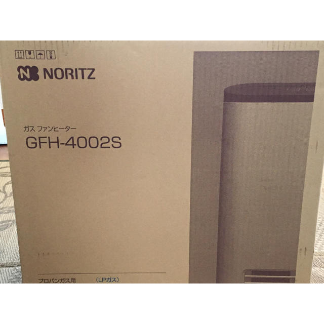 NORITZ(ノーリツ)のNORITZ ガスファンヒーター 新品未使用 スマホ/家電/カメラの冷暖房/空調(ファンヒーター)の商品写真