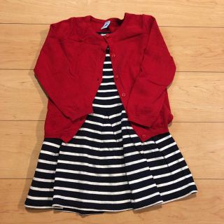 プチバトー(PETIT BATEAU)のプチバトー☆ボーダーワンピース(ワンピース)