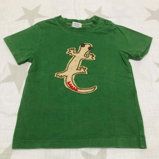 ハッカベビー(hakka baby)のhakka baby トカゲ Tシャツ 80cm(Ｔシャツ)