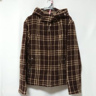 バーバリーブルーレーベル(BURBERRY BLUE LABEL)のバーバリーブルーレーベル ウール コート L(ブルゾン)