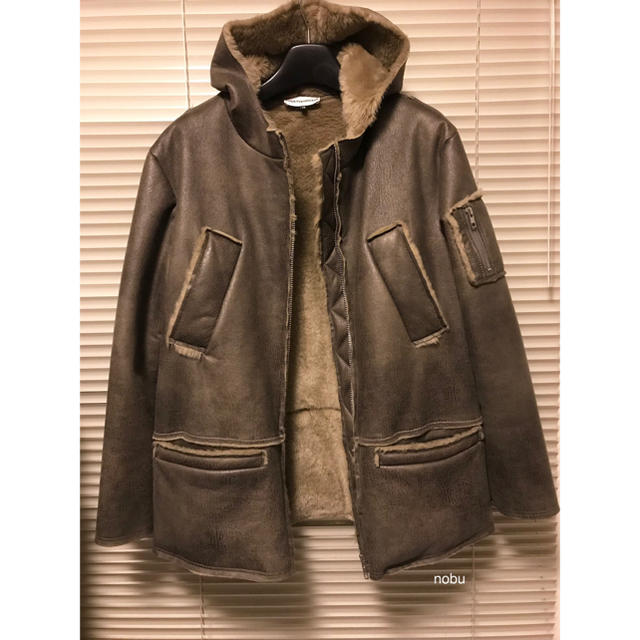 極美品【 Gosha Rubchinskiy 】フェイク ムートンコート XSジャケット/アウター