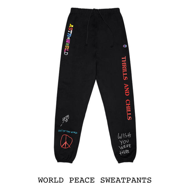 Sサイズ WORLD PEACE SWEATPANTS