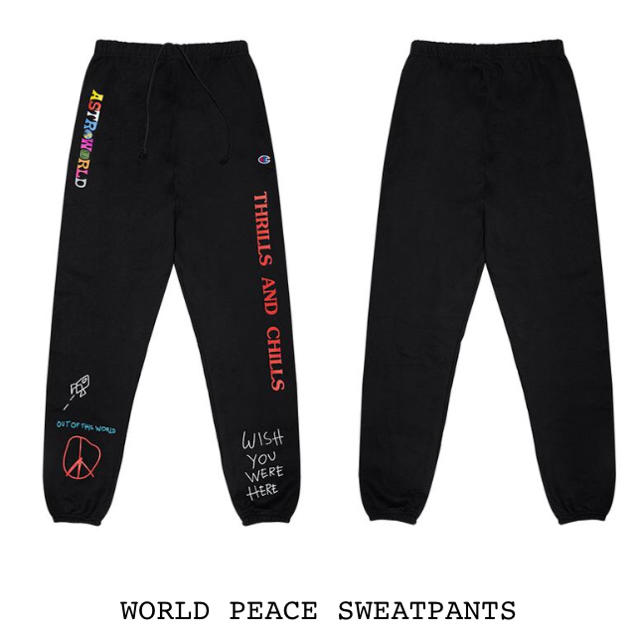 FEAR OF GOD(フィアオブゴッド)のSサイズ WORLD PEACE SWEATPANTS メンズのパンツ(その他)の商品写真