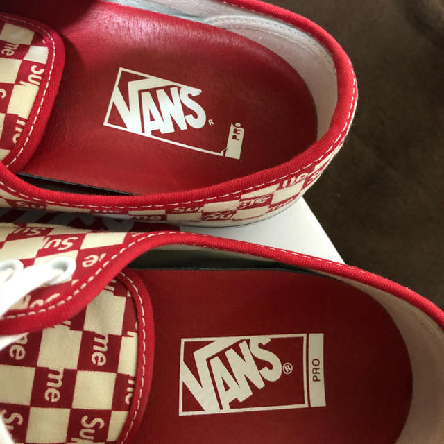 Supreme(シュプリーム)のSupreme Vans Checker  Logo Authentic Pro メンズの靴/シューズ(スニーカー)の商品写真