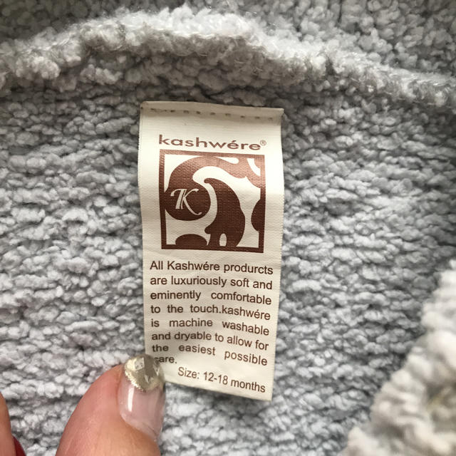 kashwere - kashwere baby 定番モコモコパーカーの通販 by hh0312's kashwere - kashwere baby 定番モコモコパーカーの通販 by hh0312's