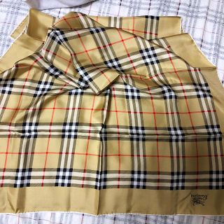 バーバリー(BURBERRY)のBURBERRY シルク100%スカーフ 新品(バンダナ/スカーフ)