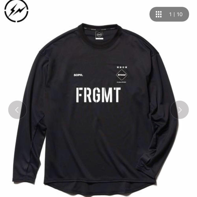 トップスfcrb fragment design training ロンt ブリストル