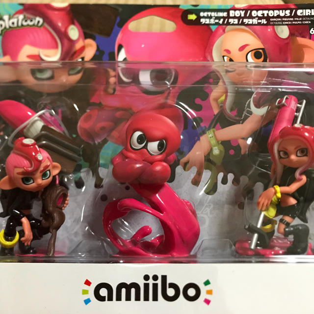 amiiboスプラトゥーン3 トリプルセット＋スプラトゥーン2 ボーイ　初期化済