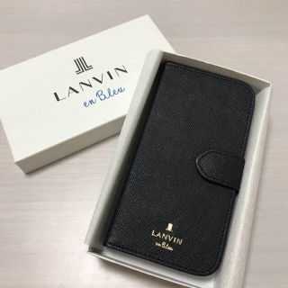 ランバンオンブルー(LANVIN en Bleu)の新品 ランバンオンブルー スマホケース パスケース カードケース 手帳型(iPhoneケース)