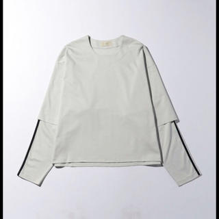 ジエダ(Jieda)のJieDa LAYERED T-SHIRT/Tシャツ ホワイト(Tシャツ/カットソー(七分/長袖))