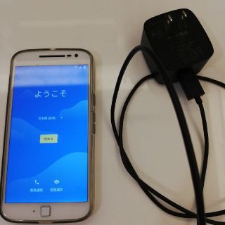 レノボ(Lenovo)のmoto g4 plus 中古美品(スマートフォン本体)