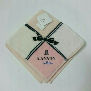 ランバンオンブルー(LANVIN en Bleu)の【新品】ハンドタオル  LANVIN(ハンカチ)