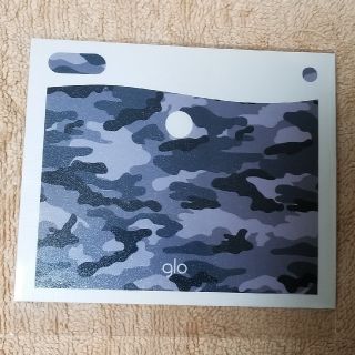 グロー(glo)の【値下】glo 非売品 オリジナルデザインステッカー グレー迷彩(タバコグッズ)