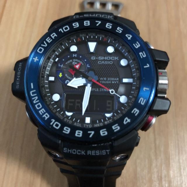 ラバーベルト CASIO - GWN-1000B-1BJF