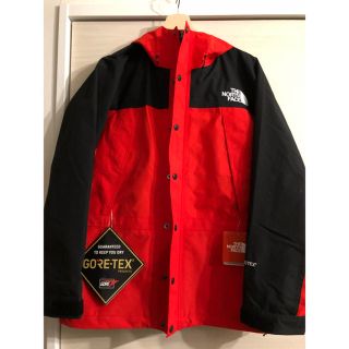 ザノースフェイス(THE NORTH FACE)のthe north face mountain light jacket 赤(マウンテンパーカー)