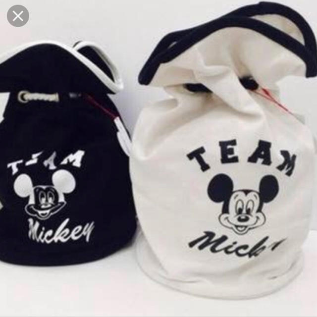 merry jenny(メリージェニー)のメリージェニーディズニーコラボミッキーマウス巾着リュックバッグバックパック レディースのバッグ(リュック/バックパック)の商品写真