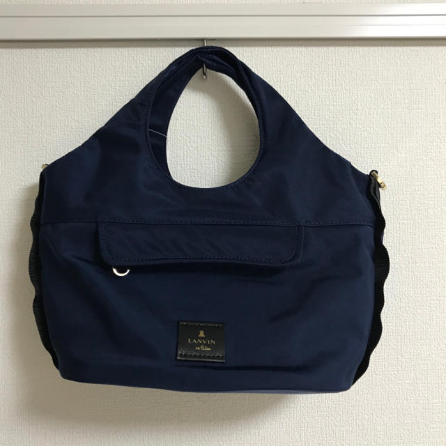 LANVIN en Bleu(ランバンオンブルー)の新品 ランバンオンブルー トートバッグ☆リボン リュック☆ショルダーバッグ レディースのバッグ(トートバッグ)の商品写真