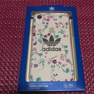 アディダス(adidas)のアディダス iPhoneXR用ケース フローラルスナップケース CL2325(iPhoneケース)