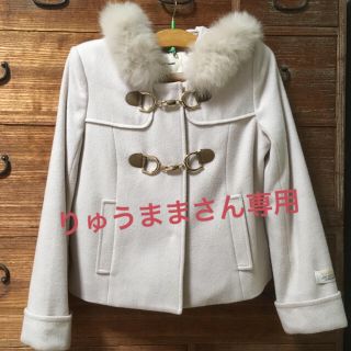 レッセパッセ(LAISSE PASSE)のレッセパッセ ノーカラーコート ショート ダッフル［りゅうままさん専用］(ダッフルコート)