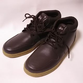 ステューシー(STUSSY)の
定2.5万限定少量生産モデル!ステューシー高級大人のチャッカブーツ新品！茶

(スニーカー)