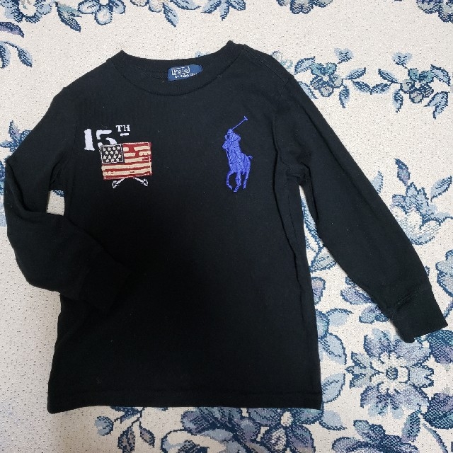 POLO RALPH LAUREN(ポロラルフローレン)の美品ラルフローレン　長袖Tシャツ　110センチ キッズ/ベビー/マタニティのキッズ服男の子用(90cm~)(Tシャツ/カットソー)の商品写真