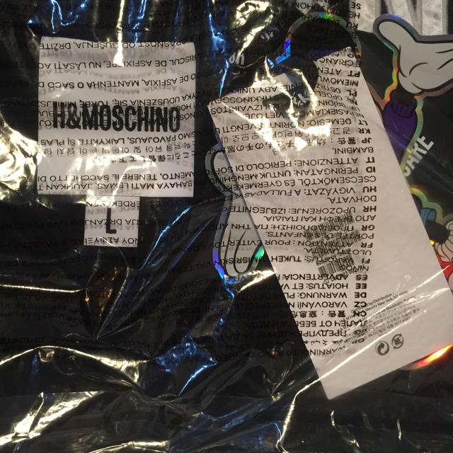 H&M MOSCHINO メッシュTシャツ Lサイズ