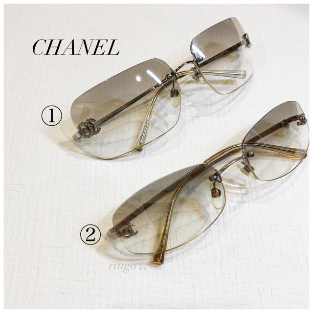 CHANELシャネル✳︎グラデーションサングラス2点セット