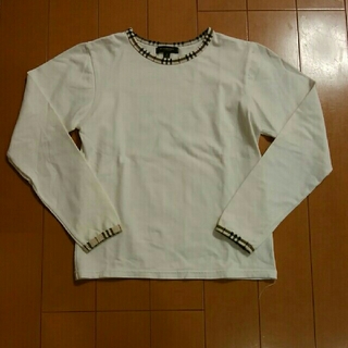 バーバリー(BURBERRY)のバーバリー　UK　ロンT　Ｓサイズ　値下げ(Tシャツ(長袖/七分))