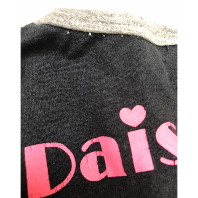 DAISY LOVERS(ディジーラバーズ)のdaisy lovers ロンT  110㎝  長袖  黒 キッズ/ベビー/マタニティのキッズ服女の子用(90cm~)(Tシャツ/カットソー)の商品写真