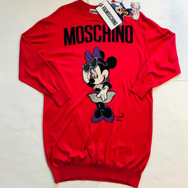 モスキーノ MOSCHINO H&M メリノウールワンピース M ミニー | www