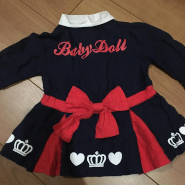 BABYDOLL(ベビードール)の値下げ☆BABY DOLLワンピース＊Pink huntチュールスカート キッズ/ベビー/マタニティのキッズ服女の子用(90cm~)(ワンピース)の商品写真