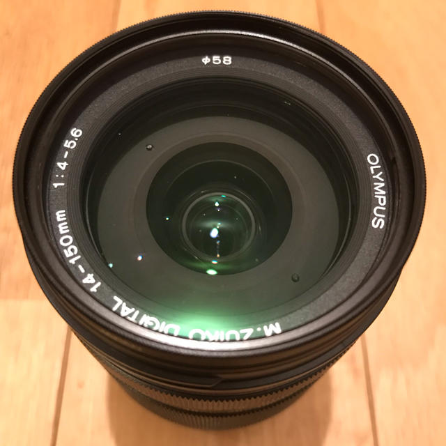 OLYMPUS(オリンパス)の美品M.ZUIKO DIGITAL ED 14-150mm F4.0-5.6II スマホ/家電/カメラのカメラ(レンズ(ズーム))の商品写真
