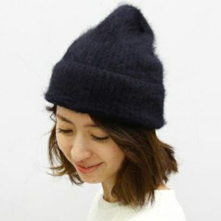 ビューティアンドユースユナイテッドアローズ(BEAUTY&YOUTH UNITED ARROWS)のミックスカラーアンゴラニットキャップ(ニット帽/ビーニー)