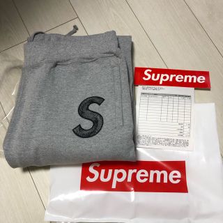 シュプリーム(Supreme)の値下げ supreme s logo sweat pants L スエットパンツ(その他)