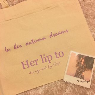 エーケービーフォーティーエイト(AKB48)のher lip to Limited Storeノベルティセット♡(エコバッグ)