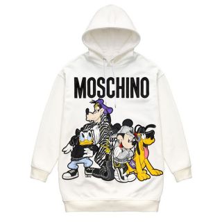 MOSCHINO ワンピ ビーズ パーカー モスキーノ トレーナー