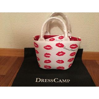 ドレスキャンプ(DRESSCAMP)のDressCamp リップ柄　小さい　残りわずかとなりました(トートバッグ)