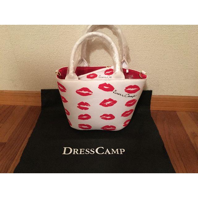 DRESSCAMP(ドレスキャンプ)のDressCamp リップ柄　小さい　残りちょっと レディースのバッグ(トートバッグ)の商品写真