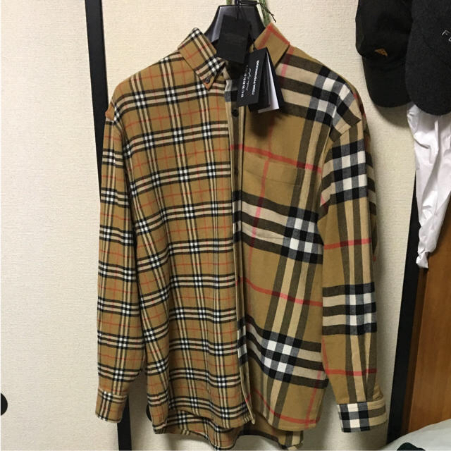 BURBERRY - gosha rubchinskiy×burberryウールチェックシャツの通販 by shop｜バーバリーならラクマ