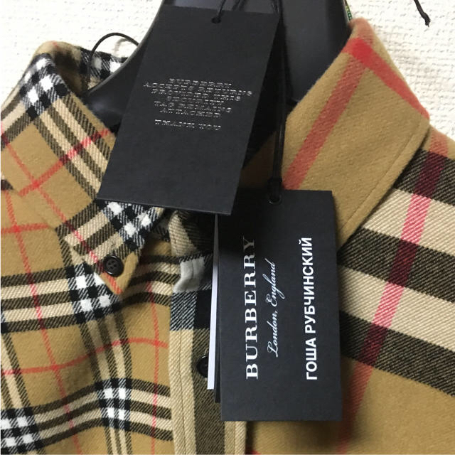 BURBERRY(バーバリー)のgosha rubchinskiy×burberryウールチェックシャツ メンズのトップス(シャツ)の商品写真