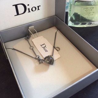 クリスチャンディオール(Christian Dior)のクリスチャンディオール ジルコニアハート(ネックレス)