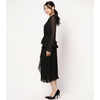 マウジー(moussy)のMOUSSY ♡ PLEATS RUFFLE DRESS ♡(ロングワンピース/マキシワンピース)