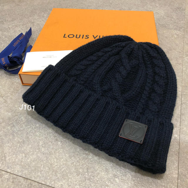 LOUIS VUITTON(ルイヴィトン)のルイヴィトン カシミア ニット帽 ボネ・LVサークル メンズの帽子(ニット帽/ビーニー)の商品写真