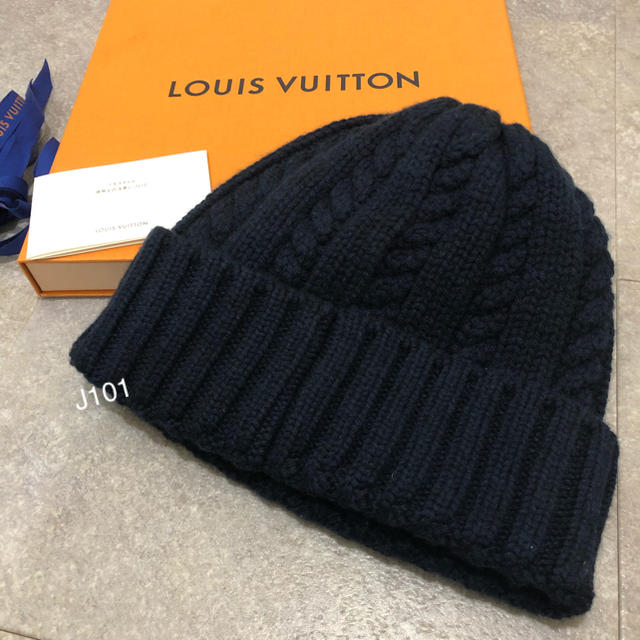 LOUIS VUITTON(ルイヴィトン)のルイヴィトン カシミア ニット帽 ボネ・LVサークル メンズの帽子(ニット帽/ビーニー)の商品写真